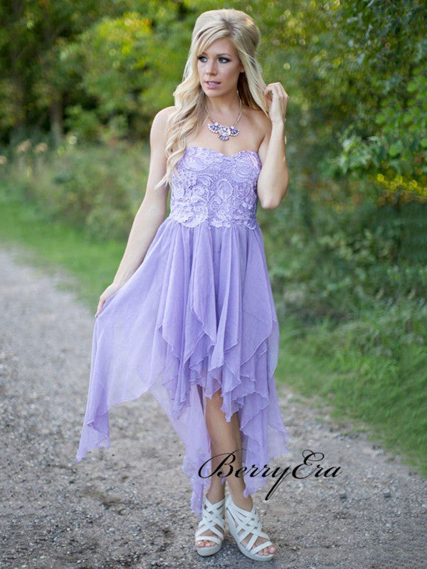 purple dresses for weddings